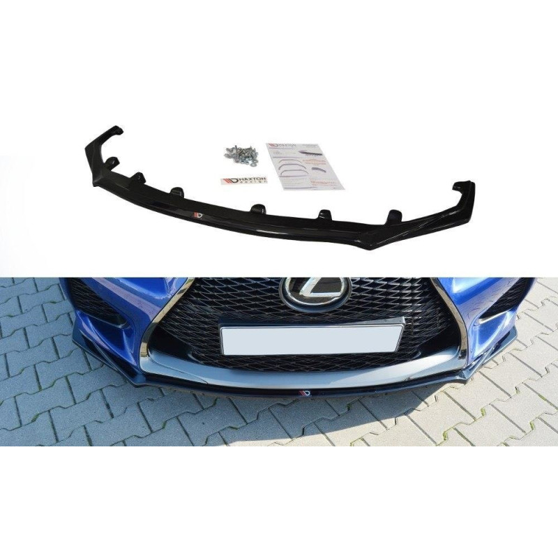 Maxton Design-LAME DU PARE-CHOCS AVANT V.1 Lexus RC F 