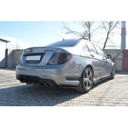 Maxton Design-DIFFUSEUR ARRIERE v.2 Mercedes C W204 AMG-Line (FACELIFT) 