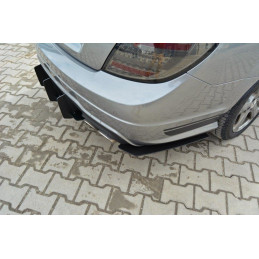 Maxton Design-MERCEDES C W204 AMG-LINE (Facelift) DIFFUSEUR ARRIERE & LAME DU PARE CHOCS ARRIERE 