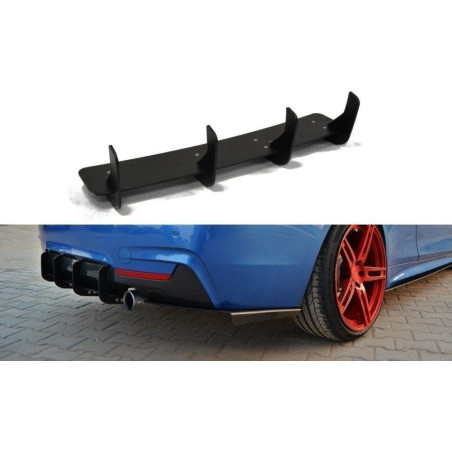 Maxton Design-DIFFUSEUR ARRIERE & LAME DU PARE CHOCS ARRIERE BMW 4 F32 M-PACK 