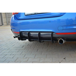 Maxton Design-DIFFUSEUR ARRIERE & LAME DU PARE CHOCS ARRIERE BMW 4 F32 M-PACK 