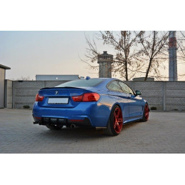 Maxton Design-DIFFUSEUR ARRIERE & LAME DU PARE CHOCS ARRIERE BMW 4 F32 M-PACK 