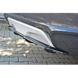 Maxton Design-CENTRAL ARRIÈRE SPLITTER BMW X4 M-PACK (avec une barre verticale) 