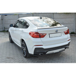 Maxton Design-CENTRAL ARRIÈRE SPLITTER BMW X4 M-PACK (sans une barre verticale) 