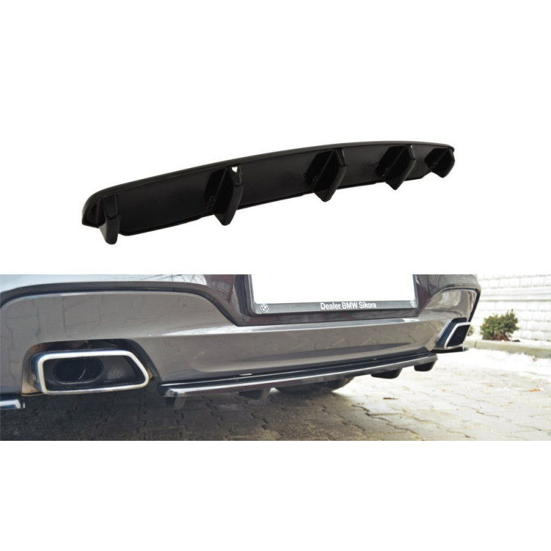 Maxton Design-CENTRAL ARRIÈRE SPLITTER BMW 6 Gran Coupé MPACK (avec une barre verticale) Maxton Design-CENTRAL ARRIÈRE SPLITTER BMW 6 Gran Coupé MPACK (avec une barre verticale)