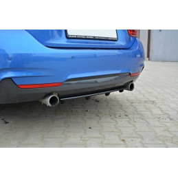 Maxton Design-CENTRAL ARRIÈRE SPLITTER BMW 4 F32 M-PACK (avec barres verticales) 