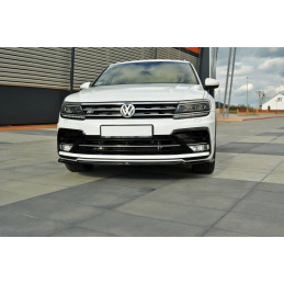 Maxton Design-LAME DU PARE-CHOCS AVANT Vw Tiguan Mk2 R-Line 