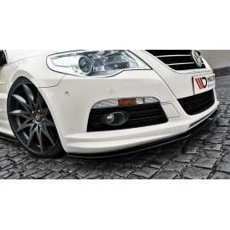 Maxton Design-LAME DU PARE-CHOCS AVANT VW Passat CC R36 RLINE (AVANT FACELIFT) 