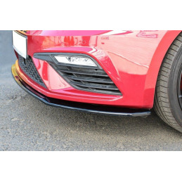 Maxton Design-Lame Du Pare-Chocs Avant V.2 Seat Leon Cupra / FR Mk3 FL 