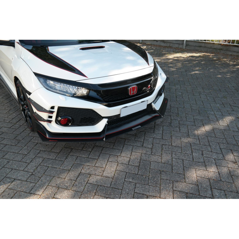 Maxton Design-SPORT LAME DU PARE-CHOCS AVANT V.1 HONDA CIVIC X TYPE R 