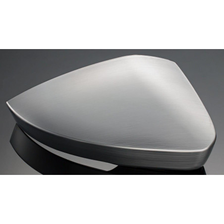 Maxton Design-Mirror Shell Covers Skoda Superb Mk3 / Mk3 FL [Matt Chrome Brushed] 