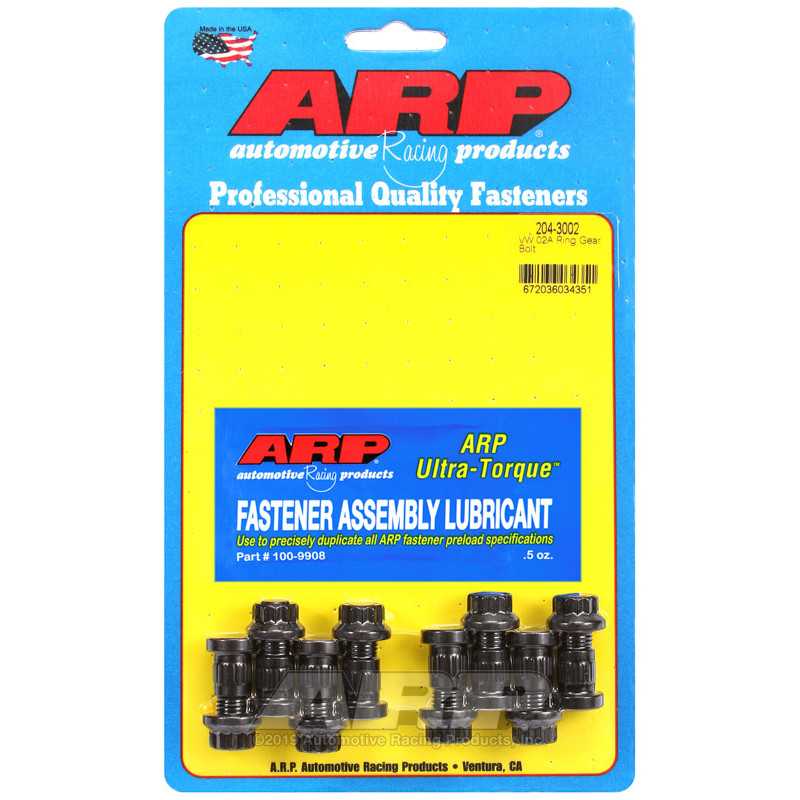 Kit Vis de Couple Conique ARP pour Transmission VAG 02A Kit Vis de Couple Conique ARP pour Transmission VAG 02A
