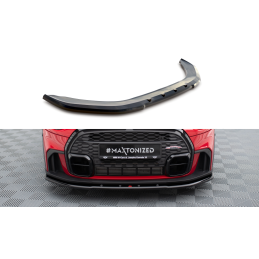 Maxton Design-Lame Du Pare-Chocs Avant V.1 Mini Cooper S John Cooper Works F56 Facelift 