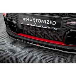 Maxton Design-Lame Du Pare-Chocs Avant V.1 Mini Cooper S John Cooper Works F56 Facelift 