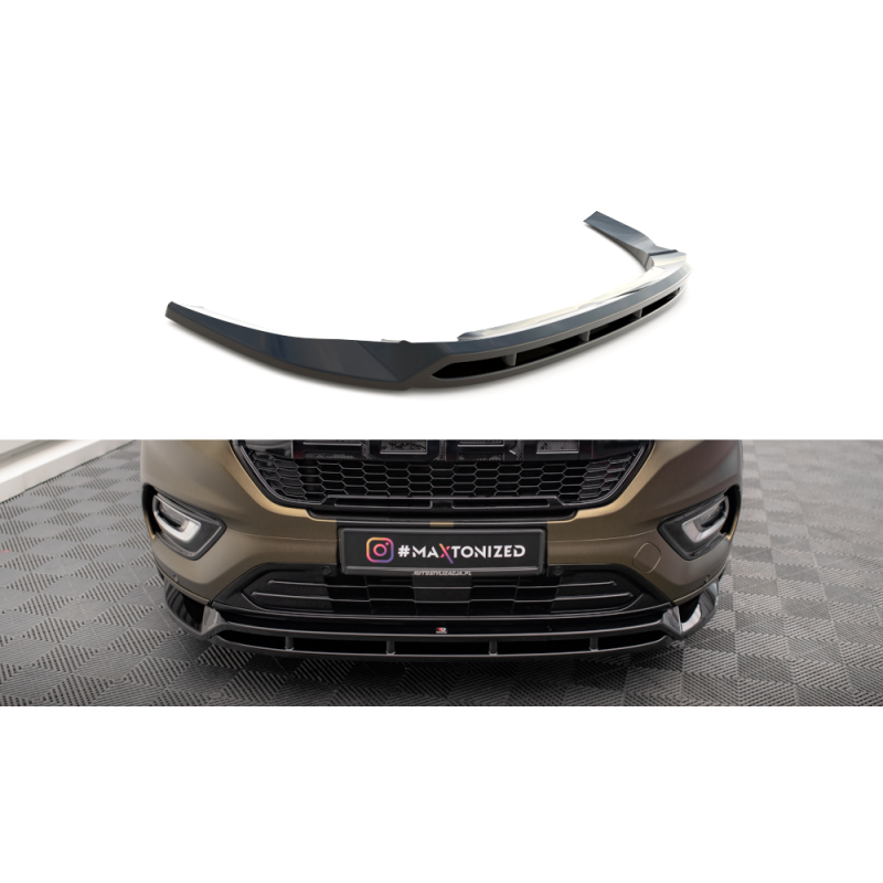 Maxton Design-Lame Du Pare-Chocs Avant Ford Tourneo Custom Mk1 Facelift Maxton Design-Lame Du Pare-Chocs Avant Ford Tourneo Custom Mk1 Facelift