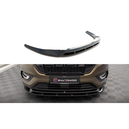 Maxton Design-Lame Du Pare-Chocs Avant Ford Tourneo Custom Mk1 Facelift 