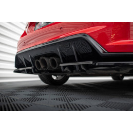 Maxton Design-Central Arriere Splitter (avec une barre verticale) V.1 Honda Civic Type-R Mk 11 
