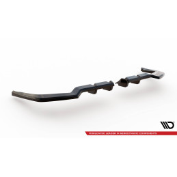 Maxton Design-Central Arriere Splitter (avec une barre verticale) V.1 Honda Civic Type-R Mk 11 