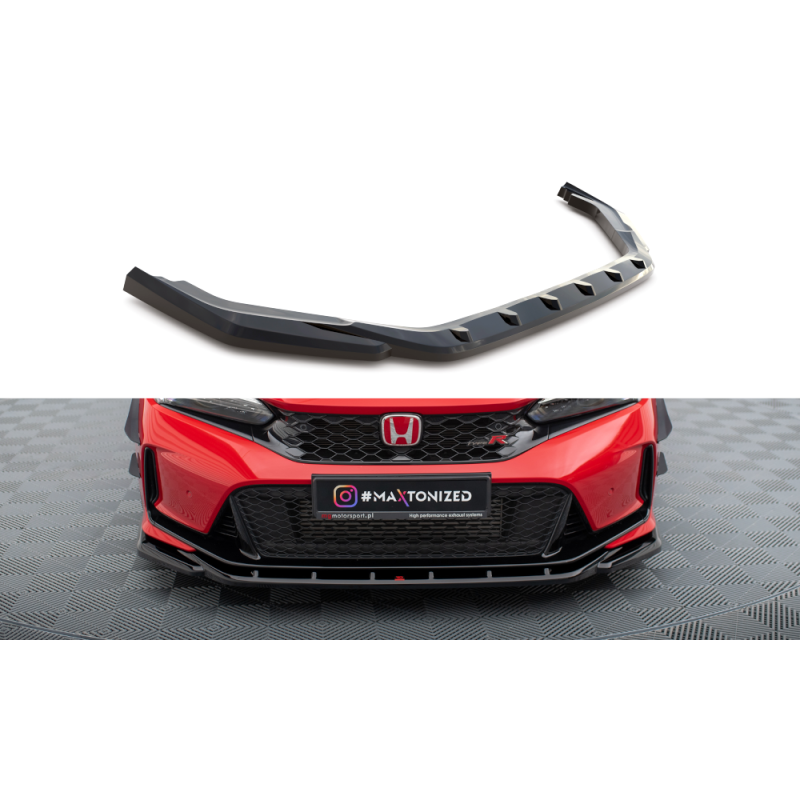 Maxton Design-Lame Du Pare-Chocs Avant V.3 Honda Civic Type-R Mk 11 