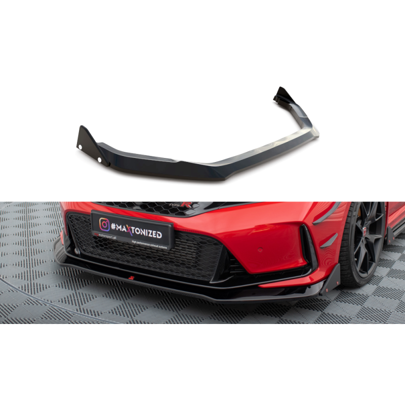 Maxton Design-Lame Du Pare-Chocs Avant V.1 + Flaps Honda Civic Type-R Mk 11 Maxton Design-Lame Du Pare-Chocs Avant V.1 + Flaps Honda Civic Type-R Mk 11