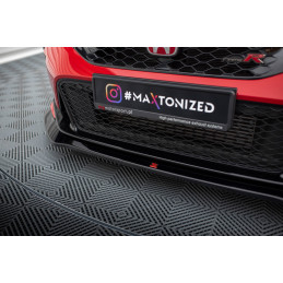Maxton Design-Lame Du Pare-Chocs Avant V.1 Honda Civic Type-R Mk 11 
