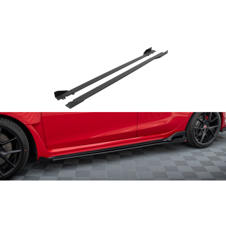 Maxton Design-Street Pro Rajouts Des Bas De Caisse + Flaps Honda Civic Type-R Mk 11 