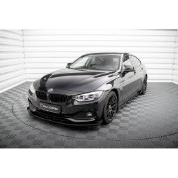 Maxton Design-Street Pro Lame Du Pare-Chocs Avant + Flaps BMW 4 Gran Coupe F36 