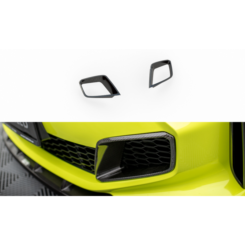 Maxton Design-Carbon Fiber Front Bumper Side Vents BMW 1 F40 M-Pack/ M135i 