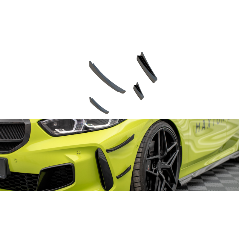 Maxton Design-Carbon Fiber Front Bumper Wings (Canards) BMW 1 F40 M-Pack/ M135i Maxton Design-Carbon Fiber Front Bumper Wings (Canards) BMW 1 F40 M-Pack/ M135i