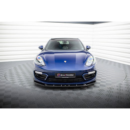 Maxton Design-Lame Du Pare-Chocs Avant V.2 Porsche Panamera E-Hybrid 971 Facelift 