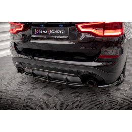Maxton Design-Street Pro Central Diffuseur Arriere BMW X3 G01 