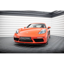 Maxton Design-Lame Du Pare-Chocs Avant V.2 Porsche 718 Cayman 982c 