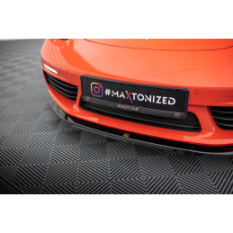 Maxton Design-Lame Du Pare-Chocs Avant V.2 Porsche 718 Cayman 982c 