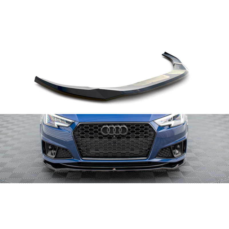 Maxton Design-Lame Du Pare-Chocs Avant V.2 Audi A4 Competition B9 