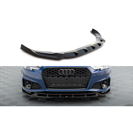 Maxton Design-Lame Du Pare-Chocs Avant V.1 Audi A4 Competition B9 