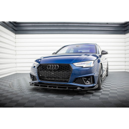 Maxton Design-Lame Du Pare-Chocs Avant V.1 Audi A4 Competition B9 