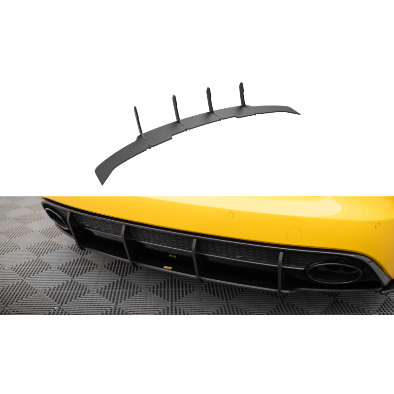 Maxton Design-Street Pro Central Diffuseur Arriere Audi RS4 B8 Maxton Design-Street Pro Central Diffuseur Arriere Audi RS4 B8