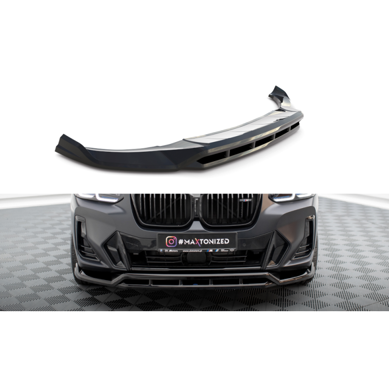 Maxton Design-Lame Du Pare-Chocs Avant BMW X3 M-Pack G01 Facelift 