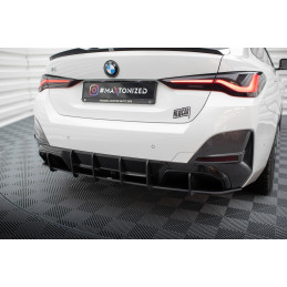 Maxton Design-Street Pro Central Diffuseur Arriere BMW i4 M-Pack G26 