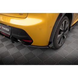 Maxton Design-Street Pro Lame Du Pare Chocs Arriere + Flaps Peugeot 208 GT Mk2 