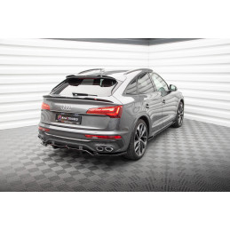 Maxton Design-Central Arriere Splitter (avec une barre verticale) Audi SQ5 Sportback Mk2 Facelift 