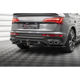 Maxton Design-Central Arriere Splitter (avec une barre verticale) Audi SQ5 Sportback Mk2 Facelift 