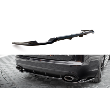 Maxton Design-Central Arriere Splitter (avec une barre verticale) Audi RS6 Avant C6 