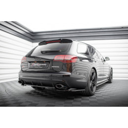 Maxton Design-Central Arriere Splitter (avec une barre verticale) Audi RS6 Avant C6 