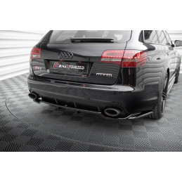 Maxton Design-Central Arriere Splitter (avec une barre verticale) Audi RS6 Avant C6 