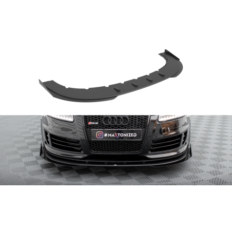 Maxton Design-Street Pro Lame Du Pare-Chocs Avant + Flaps Audi RS6 Avant C6 