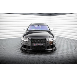 Maxton Design-Street Pro Lame Du Pare-Chocs Avant + Flaps Audi RS6 Avant C6 