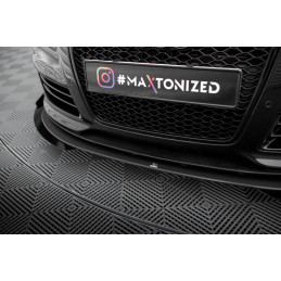 Maxton Design-Street Pro Lame Du Pare-Chocs Avant + Flaps Audi RS6 Avant C6 