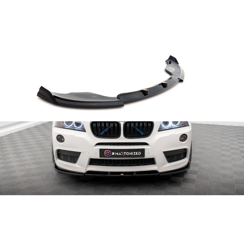 Maxton Design-Lame Du Pare-Chocs Avant BMW X3 M-Pack F25 