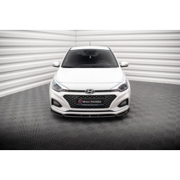 Maxton Design-Lame Du Pare-Chocs Avant V.2 Hyundai I20 Mk2 Facelift 
